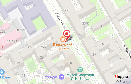 Ателье в Санкт-Петербурге на карте