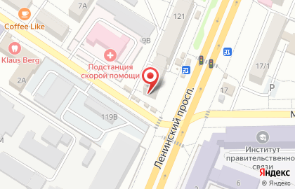 Аптека Забота в Железнодорожном районе на карте