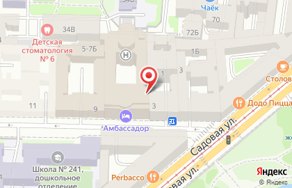 Ресторан Ambassador на проспекте Римского-Корсакова на карте