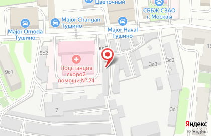 Вишенка в Цветочном проезде на карте