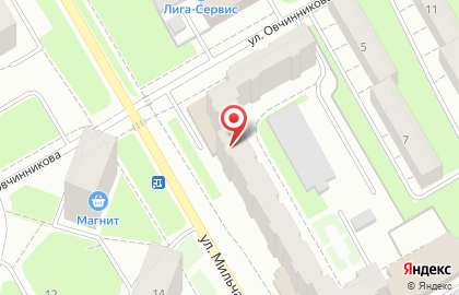 Западно-Уральский банк на улице Мильчакова на карте