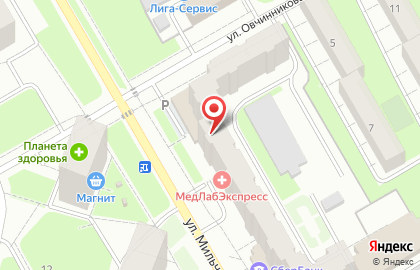 Банкомат Западно-Уральский банк на улице Мильчакова, 19 на карте