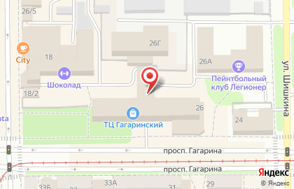 Магазин Керамика на проспекте Гагарина на карте