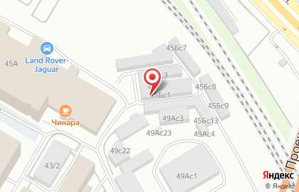 Гаражно-потребительский кооператив №45 на карте