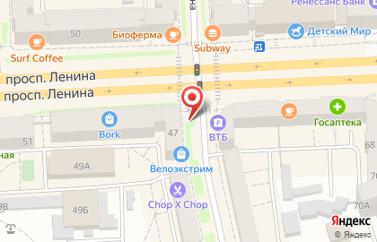 Soho на проспекте Ленина на карте
