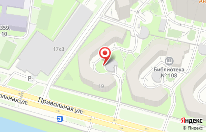 Привольное, ТСЖ, район Выхино-Жулебино на карте