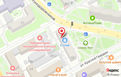 Банкомат КБ Кедр, Левый берег на улице Железнодорожников на карте