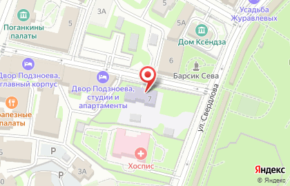 Детский сад №19 компенсирующего вида в Музейном переулке на карте