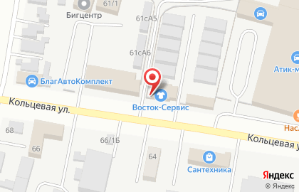 Торговая компания Восток-Сервис-Амур на Кольцевой улице на карте