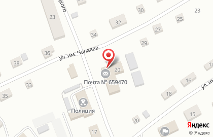 Почта России, АО в Барнауле на карте
