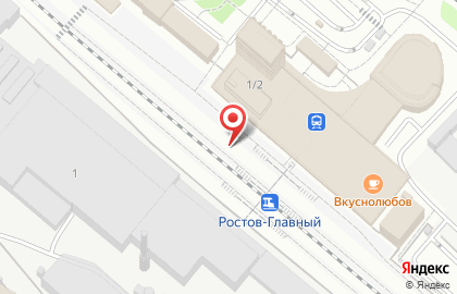 Киоск по продаже хлебобулочных изделий на Привокзальной улице на карте