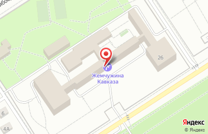 Санаторий Жемчужина Кавказа в Ессентуках на карте