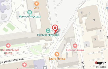 Киоск по продаже печатной продукции Роспечать на улице Антона Валека на карте