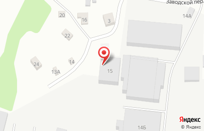 Дагаз в Заводском переулке на карте