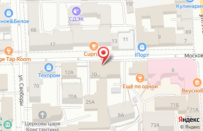 Некоммерческая организация Кировская областная коллегия адвокатов на Московской улице на карте