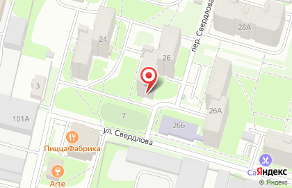 Участковый пункт полиции №16 на улице Краснодонцев на карте