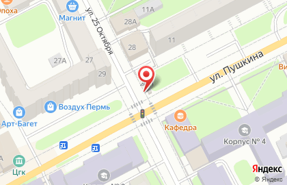 Минимаркет на улице 25 Октября на карте