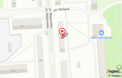Копицентр на улице Федосеева на карте
