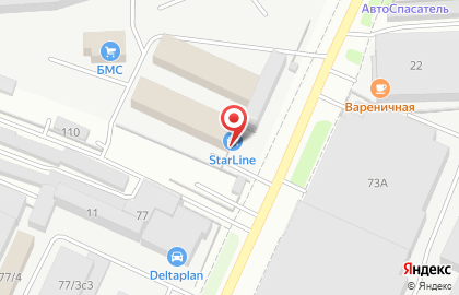 Фирменный центр СтарЛайн в Хлебозаводском проезде на карте