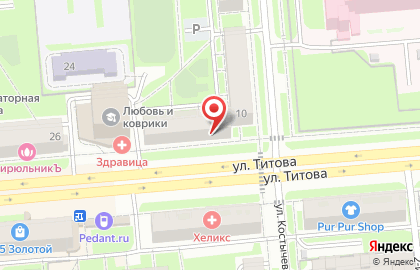Западно-Сибирский филиал Банкомат, РОСБАНК на улице Титова на карте