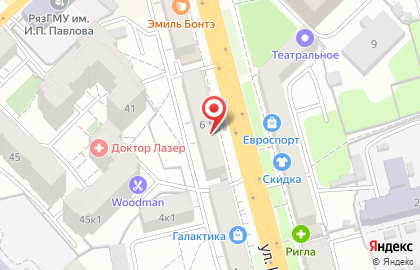 Мастерская на улице Циолковского на карте