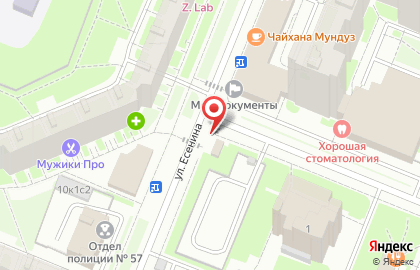 Магазин овощей и фруктов в Выборгском районе на карте
