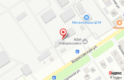 Шиномонтажная мастерская на Борисовской улице на карте