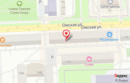 Центр туризма Меридиан в Ханты-Мансийске на карте