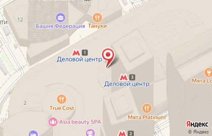 Фирменный магазин Samsung в ТЦ Афимолл Сити на карте