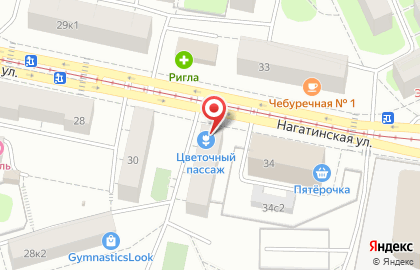 Парикмахерская ЭКО у метро Коломенская на карте