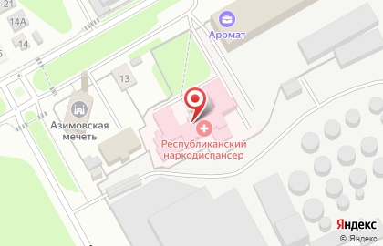 Республиканский наркологический диспансер на улице Фаткуллина на карте