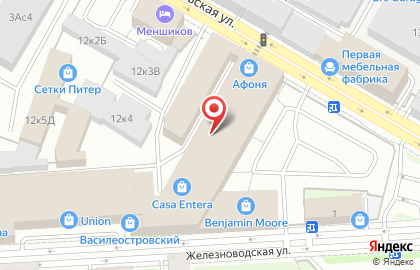 Евролюкс в Василеостровском районе на карте
