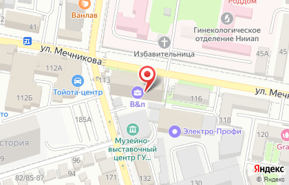 Магазин кондитерских изделий Мадам Безе на улице Мечникова на карте