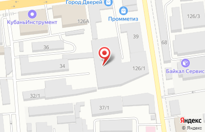 Уличный турник в Карасунском районе на карте