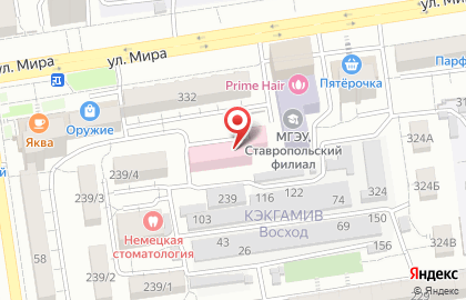 Банкомат Банк УРАЛСИБ на улице Мира на карте