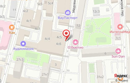 Кулинария в Москве на карте