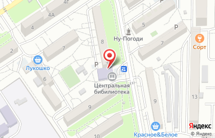 Центральная библиотека в Краснодаре на карте
