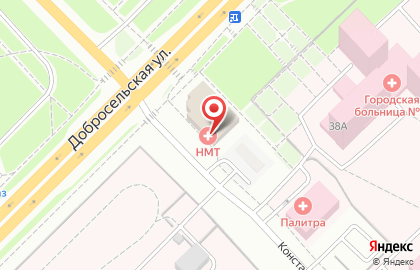 Многопрофильный медицинский центр Новые медицинские технологии на Добросельской улице на карте