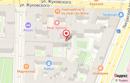 ПЕЧКА на улице Жуковского на карте
