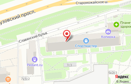 Фирменный магазин У Палыча на Славянском бульваре на карте