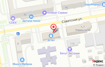 Салон красоты Милена на Советской улице на карте