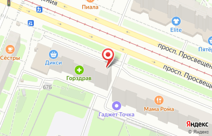 Фирменный магазин Фрамир на Гражданском проспекте на карте