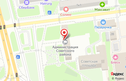 Управление по делам ГО и ЧС г. Нижнего Новгорода на Советской площади на карте