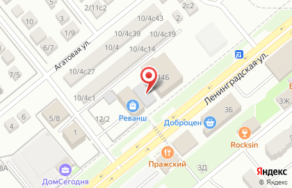 Торговая компания Все для бань и саун на улице Ленинградской на карте