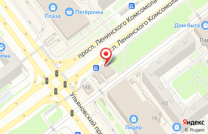МТС на Ульяновском проспекте на карте