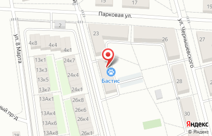 Ветеринарный центр Бастис на карте
