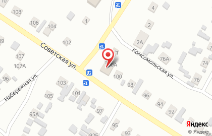 Магазин Русь на Советской улице на карте
