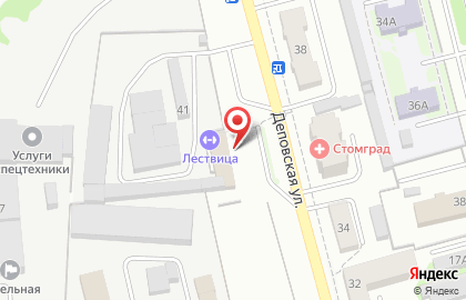МДК на Деповской улице на карте