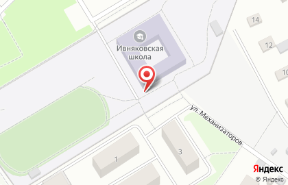 Ивняковская средняя общеобразовательная школа на карте