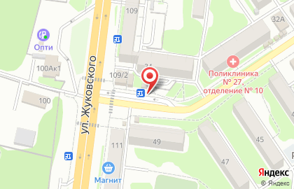 Кафе быстрого питания Dонер на улице Дмитрия Донского на карте